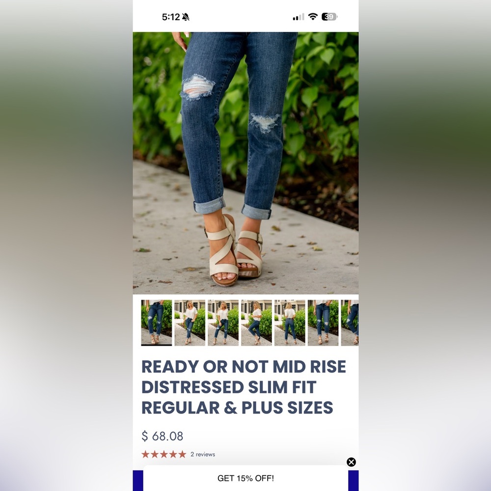 Brand NEW with tags Judy Blue Mid Rise Slim Fit Jeans Size 0/24